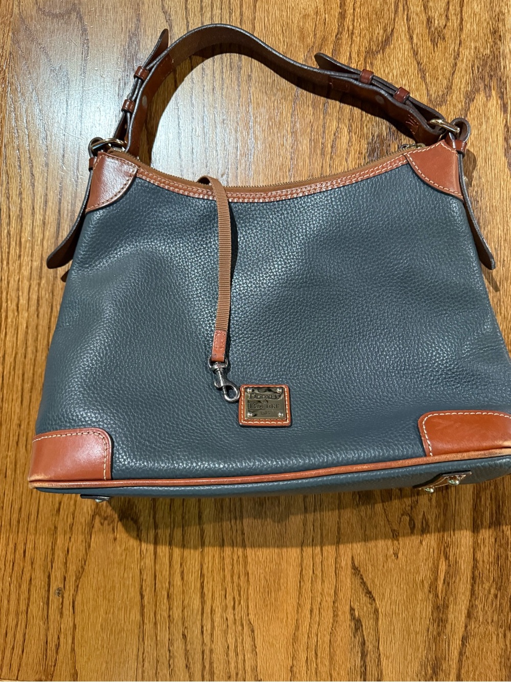Dooney & Bourke Pebble Leather Hobo Bag